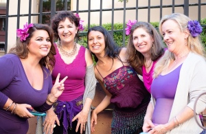 San Rafael bellydance class about to perform 2018